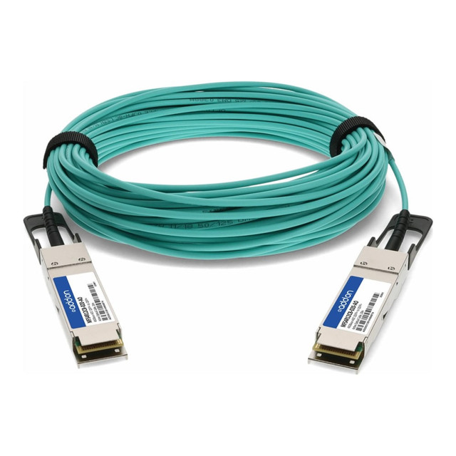 ADD-ON COMPUTER PERIPHERALS, INC. MFS4R12CB-020-AO AddOn - 40GBase direct attach cable - TAA Compliant - QSFP+ to QSFP+ - 20 m - fiber optic - active ADD-ON COMPUTER PERIPHERALS, INC. MFS4R12CB-020-AO AddOn - 40GBase direct attach cable - TAA Compliant - QSFP+ to QSFP+ - 20 m - fiber optic - active