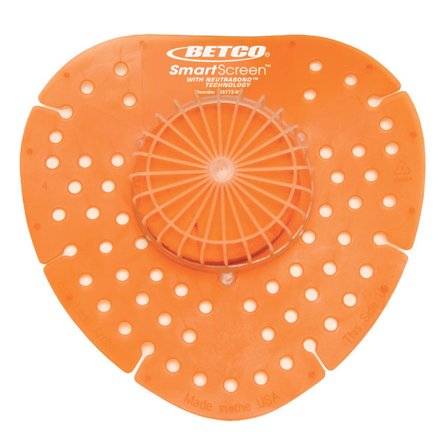 BETCO CORPORATION 2877200 Betco SmartSCREEN Urinal Screens, Citrus Bouquet, Pack Of 72