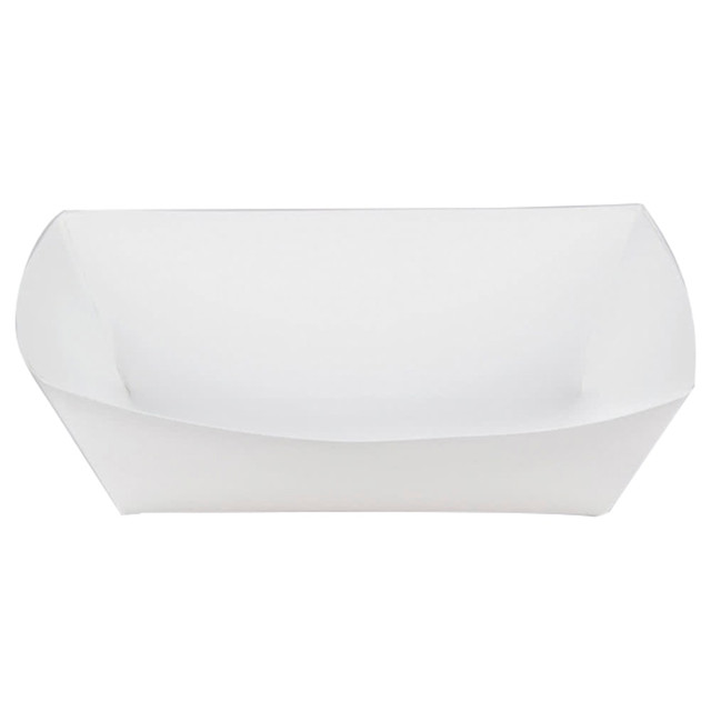 PACTIV CORP Pactiv HPCS5713R  Dual Ovenable Paperboard Trays, 5 1/16in x 7 13/16in, White/Brown, Pack Of 500