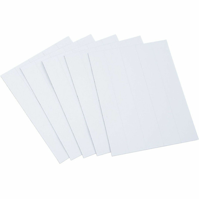 BI-SILQUE VISUAL COMM.PROD. FM2518 MasterVision "6 Magnetic Dry-Erase Writable Strips, 6in x 0.88in, White, Pack Of 25 BI-SILQUE VISUAL COMM.PROD. FM2518 MasterVision "6 Magnetic Dry-Erase Writable Strips, 6in x 0.88in, White, Pack Of 25