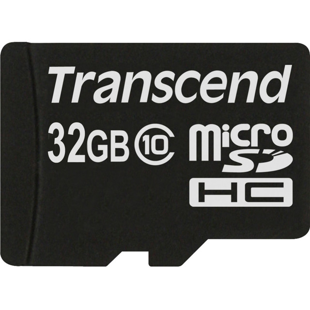 TRANSCEND INFORMATION INC. Transcend TS32GUSDC10  32 GB Class 10 microSDHC - 20 MB/s Read - 17 MB/s Write
