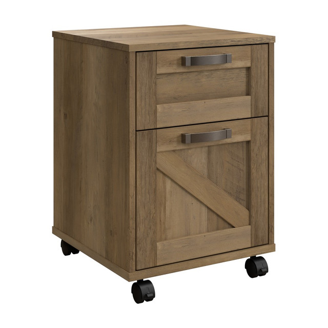 BUSH INDUSTRIES INC. CGF116RCP-03 Bush Furniture Knoxville 17inD Vertical 2-Drawer Mobile File Cabinet, Reclaimed Pine, Delivery