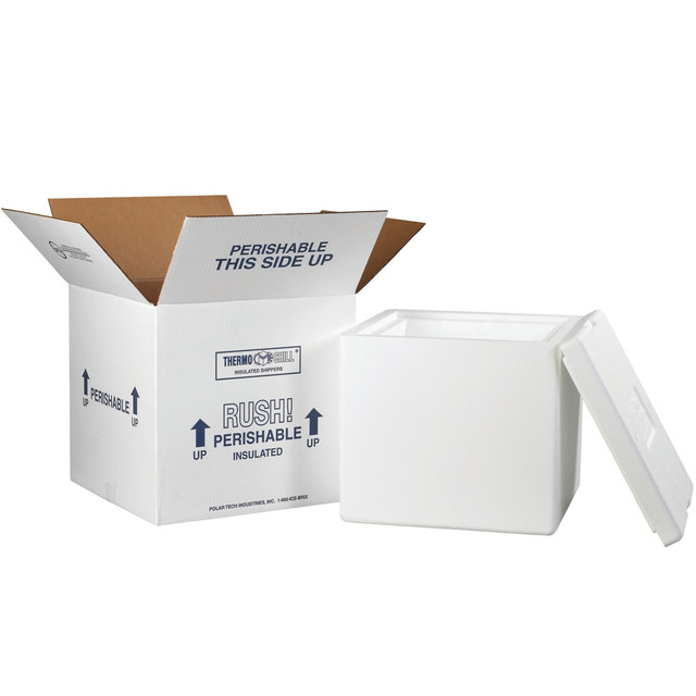 B O X MANAGEMENT, INC. 230C Partners Brand Brand Insulated Shipping Kit, 11 1/2inH x 12inW x 12inD, White B O X MANAGEMENT, INC. 230C Partners Brand Brand Insulated Shipping Kit, 11 1/2inH x 12inW x 12inD, White