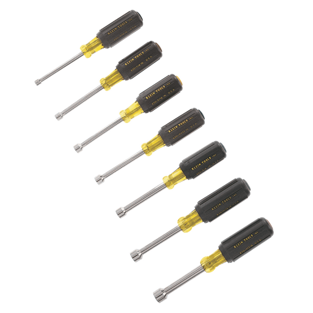 KLEIN TOOLS INC. 409-631 Klein Tools 409-631 7-Piece Cushion-Grip Nut Driver Set KLEIN TOOLS INC. 409-631 Klein Tools 409-631 7-Piece Cushion-Grip Nut Driver Set