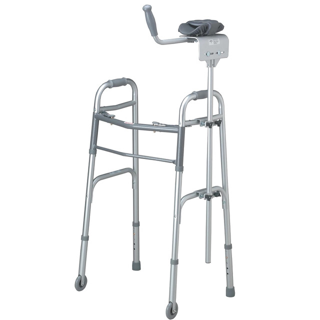 MEDLINE INDUSTRIES, INC. MDS86615P Medline Guardian Walker Platform Attachment Set, Gray MEDLINE INDUSTRIES, INC. MDS86615P Medline Guardian Walker Platform Attachment Set, Gray