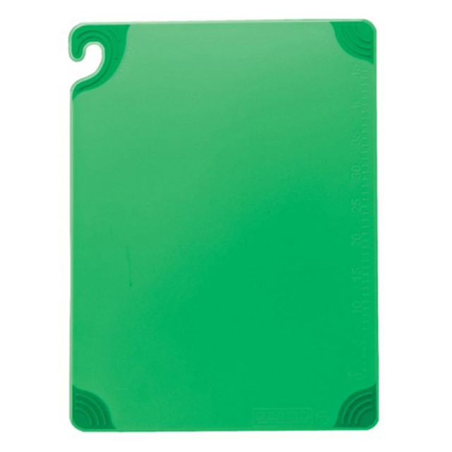 SAN JAMAR, INC. CBG152012GN San Jamar Saf-T-Grip Cutting Board, 1/2inH x 15inW x 20inD, Green