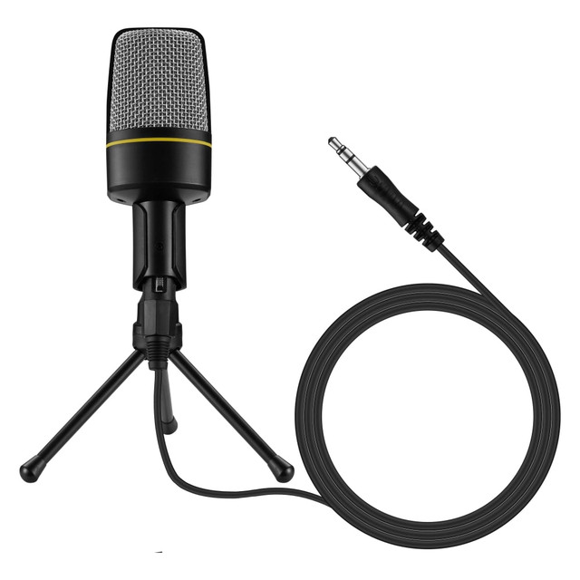 SMD TECHNOLOGIES LLC VK-6505-BK Volkano Stream Media Series Microphone, Black, VK-6505-BK