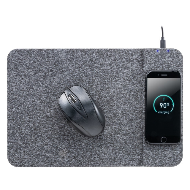 ALLSOP INC. 32192 Allsop Wireless Charging Mouse Pad, 13.25inH x 9inW x 0.25inD, Black, 32192 ALLSOP INC. 32192 Allsop Wireless Charging Mouse Pad, 13.25inH x 9inW x 0.25inD, Black, 32192