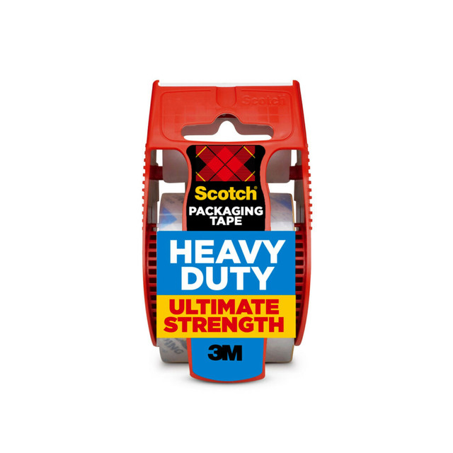 3M CO 142 Scotch Heavy Duty Shipping Packing Tape, 1 Tape Roll with Dispenser, 1 7/8 in x 22.2 yd, 1.88in Core, Designed for Packing, Shipping and Mailing, Guaranteed to Stay Sealed, Clear 3M CO 142 Scotch Heavy Duty Shipping Packing Tape, 1 Tape Roll with Dispenser, 1 7/8 in x 22.2 yd, 1.88in Core, Designed for Packing, Shipping and Mailing, Guaranteed to Stay Sealed, Clear