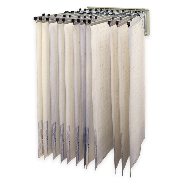 SAFCO PRODUCTS CO 5016 Safco Pivot Hanging Flat File Wall Rack, Tropic Sand