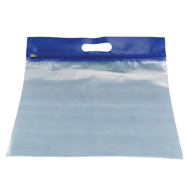 BAGS OF BAGS BOBZFH1413BU ZIPAFILE Storage Bag, Blue, Pack of 25 BAGS OF BAGS BOBZFH1413BU ZIPAFILE Storage Bag, Blue, Pack of 25