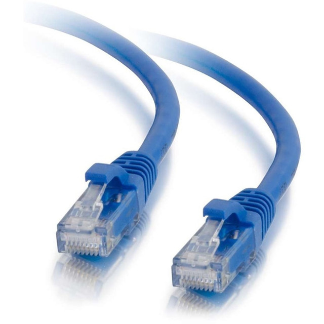 Snagless Unshielded (UTP)  Blue  Ethernet Cable / Network Cable / Patch Cable / Patch Cord  CAT 5e Snagless Unshielded Cable  C2G Liftime Warranty  RJ-45 Male (M) to RJ-45 Male (M)  200 ft / 200 Feet / 200ft  Category Cable  200 Foot Cat5e Ethernet Network Patch Cable
