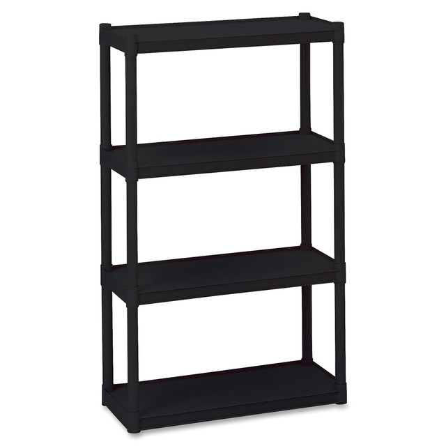 ICEBERG ENTERPRISES LLC 20841 Iceberg 4-Shelf Open Storage System, Black