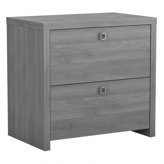 BUSH INDUSTRIES INC. KI60402-03 Bush Business Furniture Echo 31-5/8inW x 20inD Lateral 2-Drawer File Cabinet, Modern Gray, Standard Delivery BUSH INDUSTRIES INC. KI60402-03 Bush Business Furniture Echo 31-5/8inW x 20inD Lateral 2-Drawer File Cabinet, Modern Gray, Standard Delivery