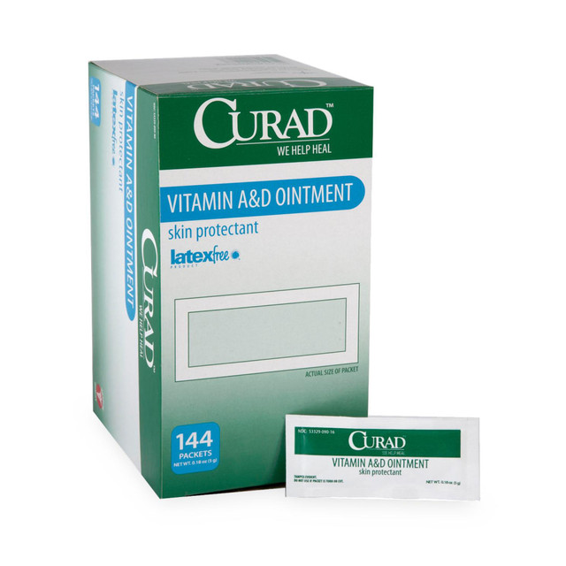 MEDLINE INDUSTRIES, INC. CUR003545 CURAD A&D Ointment, 0.18 Oz, Pack Of 864 MEDLINE INDUSTRIES, INC. CUR003545 CURAD A&D Ointment, 0.18 Oz, Pack Of 864