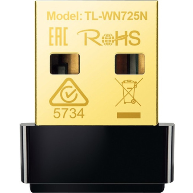 TP-LINK SYSTEMS INC. TL-WN725N TP-Link N150 Wireless Wi-Fi Nano USB Adapter, TL-WN725N TP-LINK SYSTEMS INC. TL-WN725N TP-Link N150 Wireless Wi-Fi Nano USB Adapter, TL-WN725N
