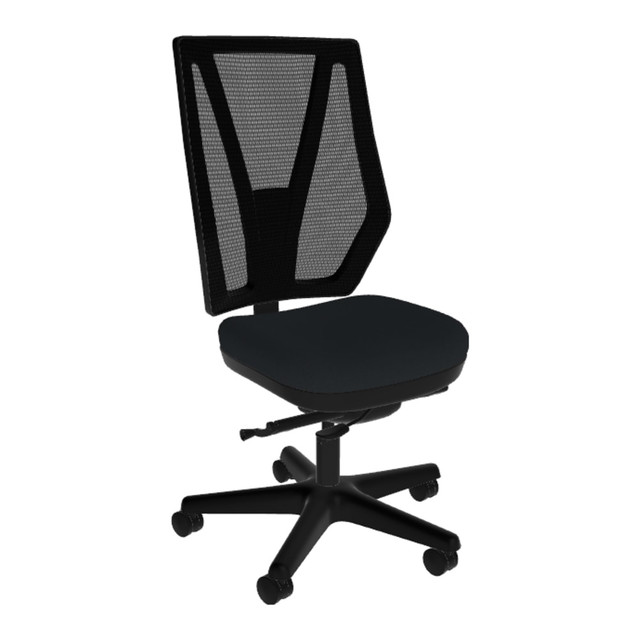 ANTHRO INTERNATIONAL, INC. DBA SITMATIC GM32SNPC/21201 Sitmatic GoodFit Mesh Small-Scale Synchron High-Back Chair, Black/Black