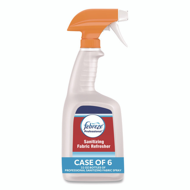 PROCTER & GAMBLE Febreze® 07309 Professional Sanitizing Fabric Refresher, Light Scent, 32 oz Spray Bottle, 6/Carton