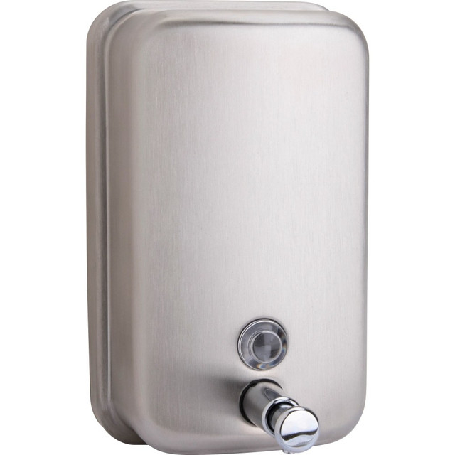 GENUINE JOE 02201  Stainless Steel Hand Soap Dispenser, Silver