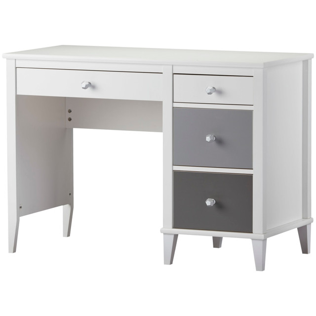 AMERIWOOD INDUSTRIES, INC. 6829321COM Ameriwood Home Monarch Hill Poppy 42inW Kids Computer Desk, White/Gray