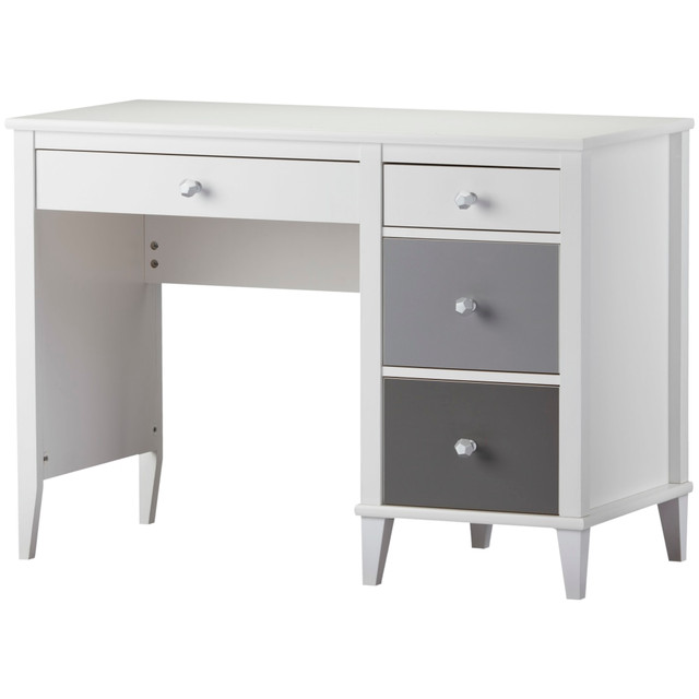 AMERIWOOD INDUSTRIES, INC. Ameriwood Home 6829321COM  Monarch Hill Poppy 42inW Kids Computer Desk, White/Gray