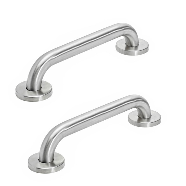 ADIR CORP. Alpine ALP484-18-2PK  Safety Grab Bars, 18in x 1-1/4in, Pack Of 2 Bars