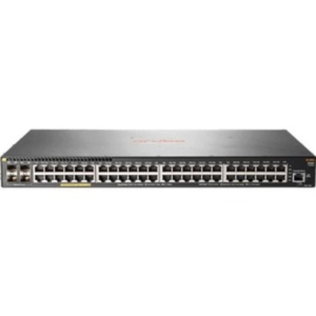 HP INC. Aruba JL559A#ABA  2930F 48G PoE+ 4SFP+ 740W TAA-Compliant Switch - 48 Ports - Manageable - TAA Compliant - 3 Layer Supported - Modular - 980 W Power Consumption - Twisted Pair, Optical Fiber - 1U High - Rack-mountable, Desktop