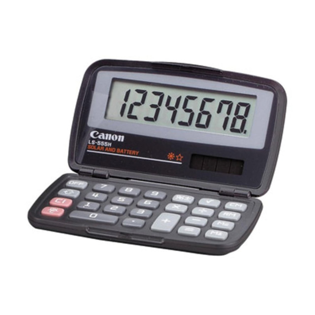 CANON USA, INC. LS555H Canon LS555H Handheld Wallet Calculator