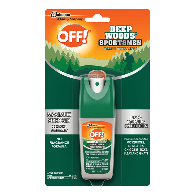S.C. JOHNSON & SON, INC. 611090 OFF! Deep Woods Sportsmen Insect Repellent, 1 Oz, Pack Of 12 Bottles