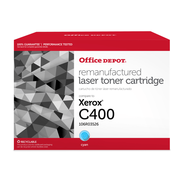 OFFICE DEPOT 201343P  Remanufactured Cyan Extra High Yield Toner Cartridge Replacement For Xerox C400, ODC400C