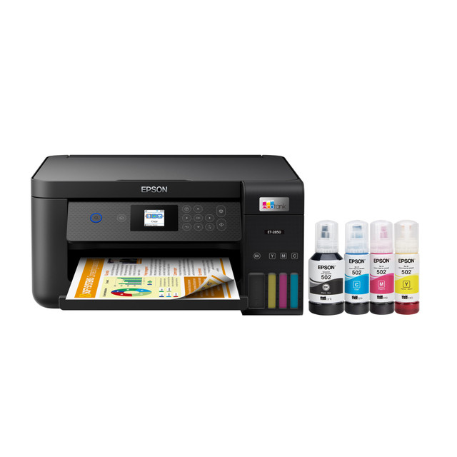 EPSON AMERICA INC. C11CJ63201 Epson EcoTank ET-2850 All-in-One Supertank Color Printer