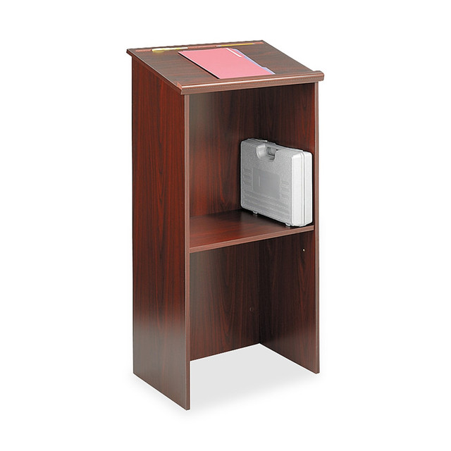 SAFCO PRODUCTS CO 8915MH Safco Stand-Up Lectern, Mahogany