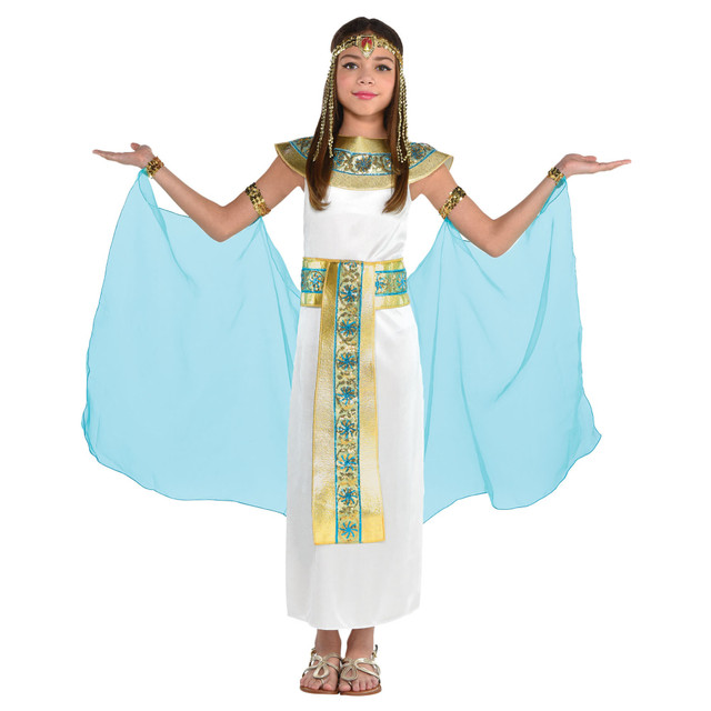 PARTY CITY CORPORATION 841121 Amscan Shimmer Cleopatra Girls Halloween Costume, Medium