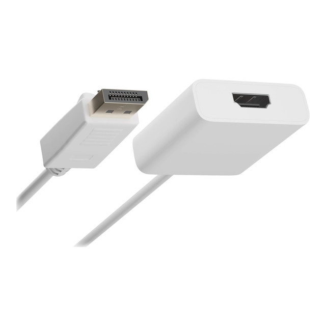 UNIRISE USA, LLC UNC Group DPHDMI-ADPT  - Adapter - DisplayPort male to HDMI female - white