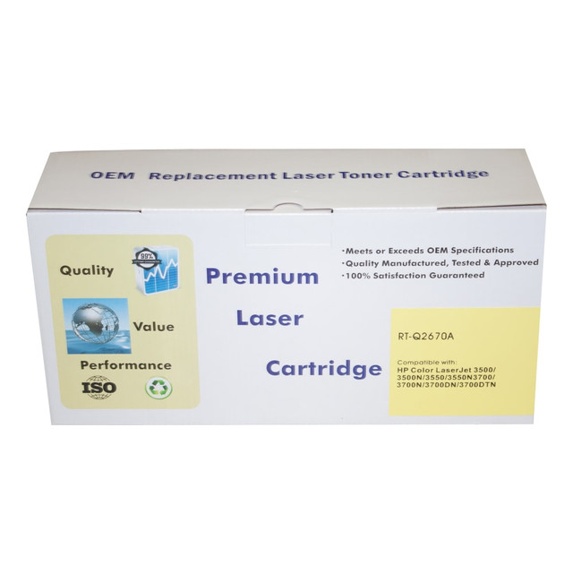 M&A GLOBAL CARTRIDGES LLC Q2670A-CMA M&A Global Remanufactured Black Toner Cartridge Replacement For HP 308A, Q2670A, Q2670A-CMA