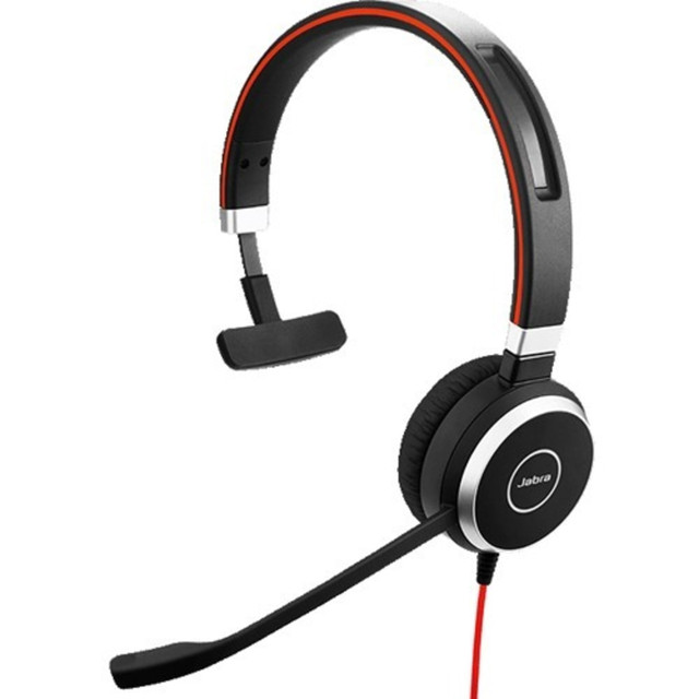 GN AUDIO USA INC. Jabra 6393-823-189  EVOLVE 40 MS Headset - Mono - USB Type C - Wired - 32 Ohm - 150 Hz - 7 kHz - Over-the-head - Monaural - Supra-aural - Electret, Condenser, Uni-directional Microphone - Noise Canceling