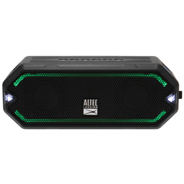 SAKAR INTERNATIONAL, INC. IMW1200-BLK-STK-2 Altec Lansing HydraJolt Bluetooth Speaker, Black