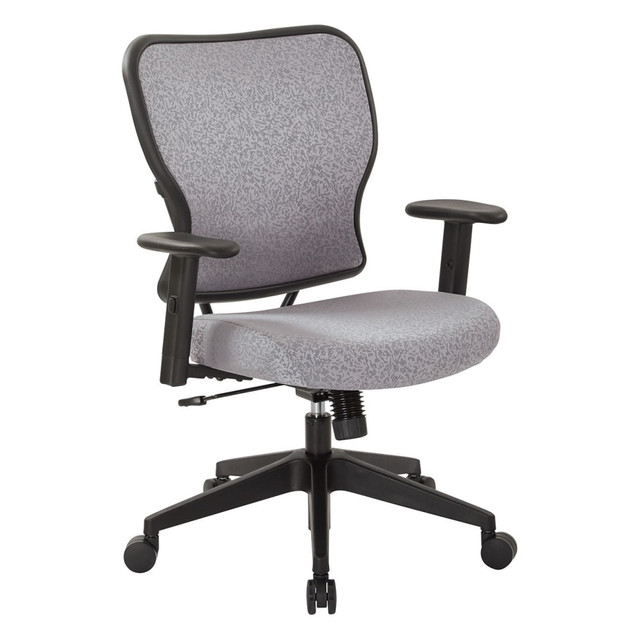OFFICE STAR PRODUCTS Office Star 213-J99N1W  Space Seating 213 Series Ergonomic Deluxe Fabric Mid-Back Manager Chair, Black