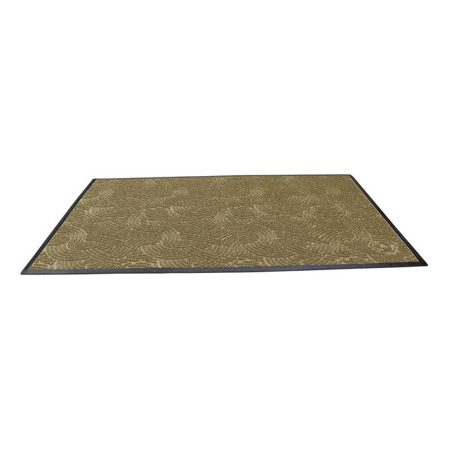 M+A MATTING WaterHog 185760310  Plus Swirl Floor Mat, 36in x 120in, Khaki