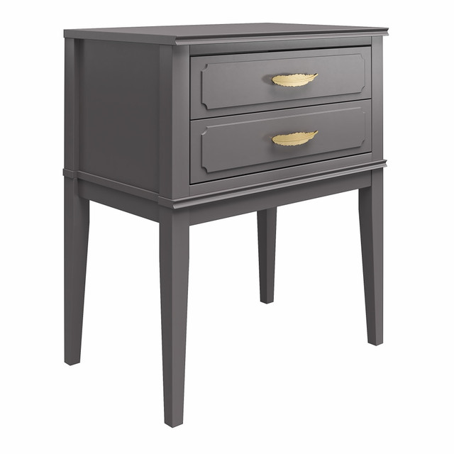 AMERIWOOD INDUSTRIES, INC. 1035408COM Ameriwood Stella Accent Table, 28inH x 23-5/8inW x 15-5/8inD, Gray