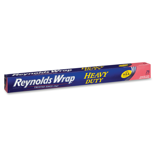 REYNOLDS CONSUMER PRODUCTS LLC Reynolds F28028  Wrap Heavy Duty Aluminum Foil - Moisture Proof, Odor Proof, Grease Proof, Durable, Heat Resistant, Cold Resistant, Heavy Duty - Aluminum - Silver