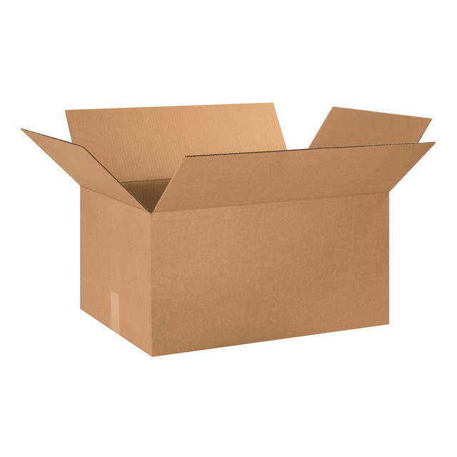 B O X MANAGEMENT, INC. Partners Brand 241612  Corrugated Boxes, 24in x 16in x 12in, Kraft, Pack Of 10