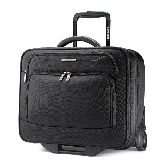 SAMSONITE LLC 89439-1041 Samsonite Xenon 3 Wheeled Mobile Office, 16 1/2inH x 13 1/2inW x 8inD, Black