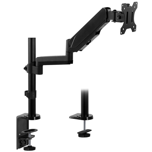 MOUNT-IT! MI-4761  MI-4761 Single Monitor Arm Desk Mount, 16inH x 6inW x 4.8inD, Black