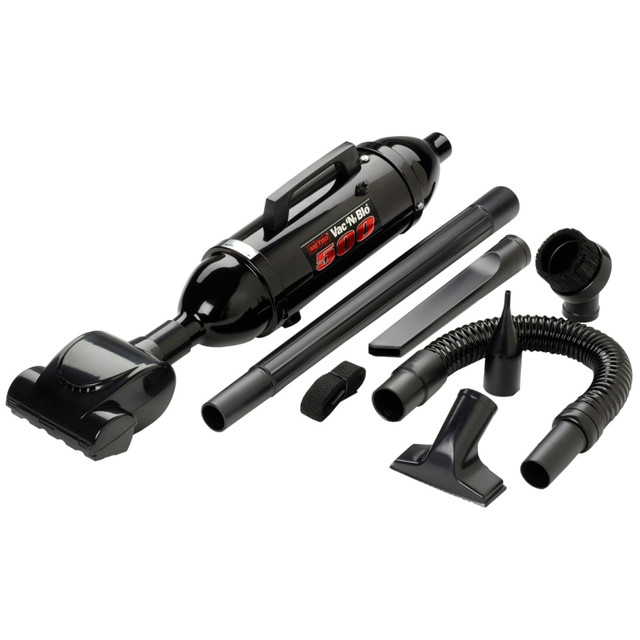 METROPOLITAN VACUUM CLEANER CO VM12500 MetroVac Vac N Blo 500 Watt Hi Performance Hand Vac/Blower - 500 W Motor - 523.6 gal/min - 120 V - 4.50 A - Black METROPOLITAN VACUUM CLEANER CO VM12500 MetroVac Vac N Blo 500 Watt Hi Performance Hand Vac/Blower - 500 W Motor - 523.6 gal/min - 120 V - 4.50 A - Black