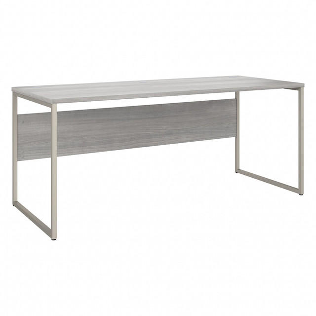 BUSH INDUSTRIES INC. Bush Business Furniture HYD373PG  Hybrid 72inW x 30inD Computer Table Desk With Metal Legs, Platinum Gray, Standard Delivery