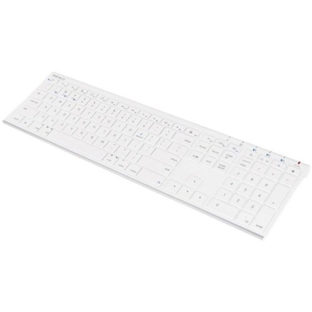 MACALLY ACEBTKEY Quick Switch Bluetooth Keyboard for Three Devices - Wireless Connectivity - Bluetooth - 110 Key(s) - Multimedia Hot Key(s) - Computer, Tablet, Smartphone - Mac, PC, Android, iOS, Windows - Scissors Keyswitch - Ice White MACALLY ACEBTKEY Quick Switch Bluetooth Keyboard for Three Devices - Wireless Connectivity - Bluetooth - 110 Key(s) - Multimedia Hot Key(s) - Computer, Tablet, Smartphone - Mac, PC, Android, iOS, Windows - Scissors Keyswitch - Ice White
