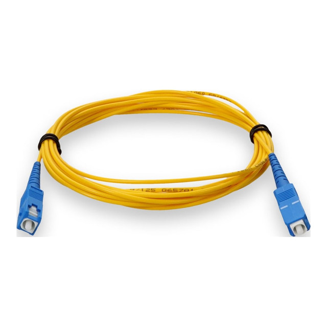 ADD-ON COMPUTER PERIPHERALS, INC. AddOn ADD-SC-SC-10MS9SMF  - Patch cable - SC/UPC single-mode (M) to SC/UPC single-mode (M) - 10 m - fiber optic - simplex - 9 / 125 micron - OS2 - halogen-free, riser - yellow