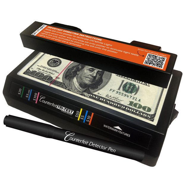 DRI MARK PRODUCTS INC 351TRI Dri-Mark Tri-Test Ultraviolet Counterfeit Detector DRI MARK PRODUCTS INC 351TRI Dri-Mark Tri-Test Ultraviolet Counterfeit Detector