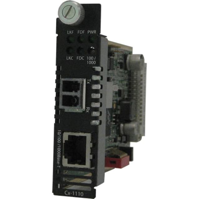 PERLE SYSTEMS 05051610 Perle C-1110-M2LC05 - Fiber media converter - GigE - 10Base-T, 1000Base-SX, 100Base-TX, 1000Base-T - RJ-45 / LC multi-mode - up to 1800 ft - 850 nm PERLE SYSTEMS 05051610 Perle C-1110-M2LC05 - Fiber media converter - GigE - 10Base-T, 1000Base-SX, 100Base-TX, 1000Base-T - RJ-45 / LC multi-mode - up to 1800 ft - 850 nm